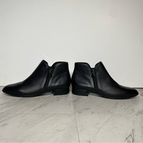 Munro Averee Black Leather Bootie 9 1/2 N - Picture 7 of 15